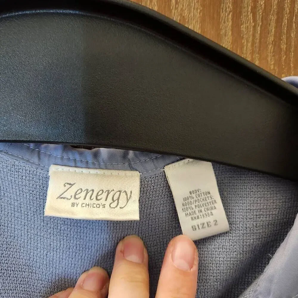 Chicos Zenergy 2-way zipped jacket